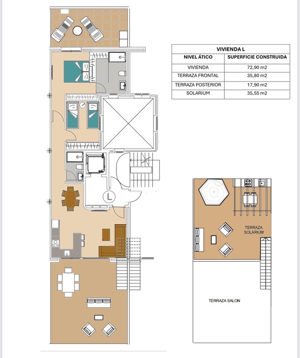 Property for sale with estate view.
